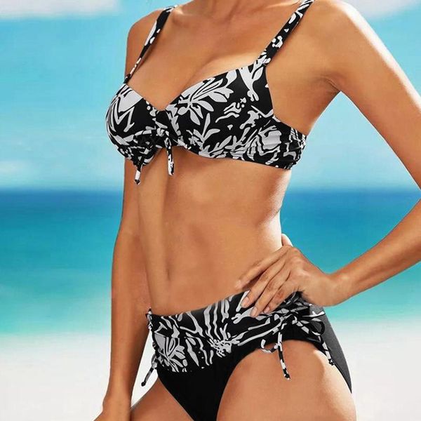 sagace 2021 leaves printed high waist two pieces bikini set swimsuit female women beachwear swimwear bather bathing suit women's, White;black
sagace 2021 leaves printed high waist two pieces bikini set swimsuit female women beachwear swimwear bather bathing suit women's, White;black
