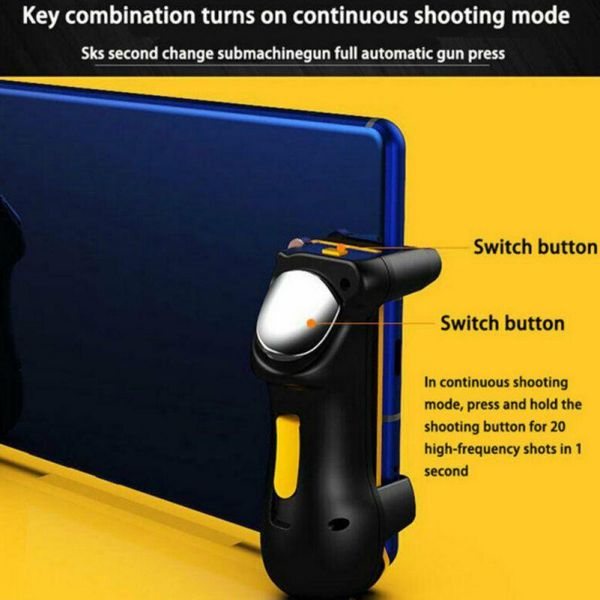 game controllers & joysticks eating chicken artifact physics auxiliary four or six finger shooting handle black orange tablet capacitor
game controllers & joysticks eating chicken artifact physics auxiliary four or six finger shooting handle black orange tablet capacitor