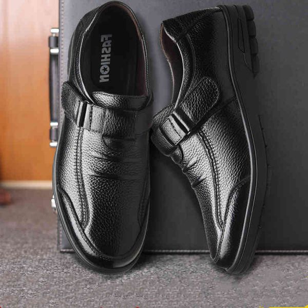 dress shoes spring autumn man genuine leather casual men non-slip hook & loop mans footwear male flats new arrival x4, Black
dress shoes spring autumn man genuine leather casual men non-slip hook & loop mans footwear male flats new arrival x4, Black