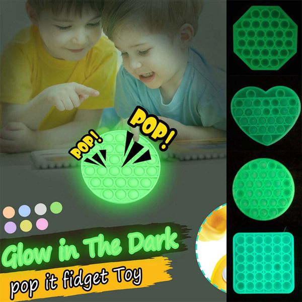 pop it glow in the dark push bubble fidget toys anti stress relief toy autism needs sensory gift for kids
pop it glow in the dark push bubble fidget toys anti stress relief toy autism needs sensory gift for kids