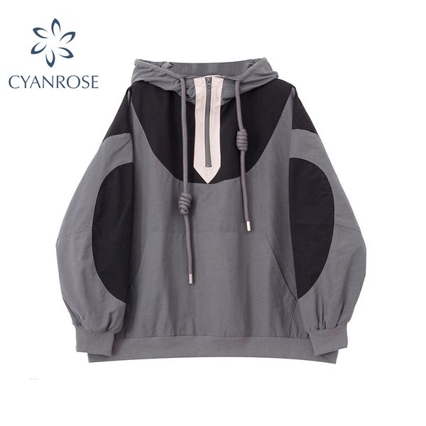 women's hooded jackets autumn fashion oversize streetwear causal windbreaker pullover female cargo hoodie outwear 210417, White
women's hooded jackets autumn fashion oversize streetwear causal windbreaker pullover female cargo hoodie outwear 210417, White