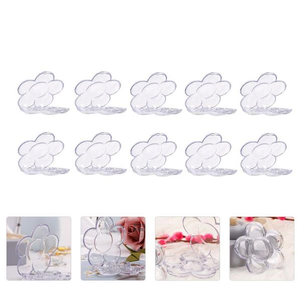storage bottles & jars 10pcs compact six-grid flower shape sub box travel lipstick concealer
storage bottles & jars 10pcs compact six-grid flower shape sub box travel lipstick concealer