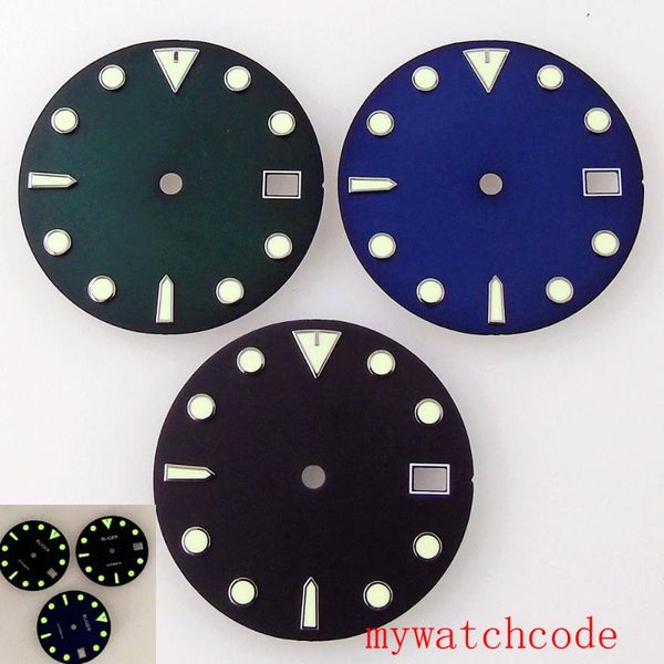 repair tools & kits 29mm black green blue sterile watch dial luminous marks indlex for nh35 movement feet 3/4 o'clock position
repair tools & kits 29mm black green blue sterile watch dial luminous marks indlex for nh35 movement feet 3/4 o'clock position