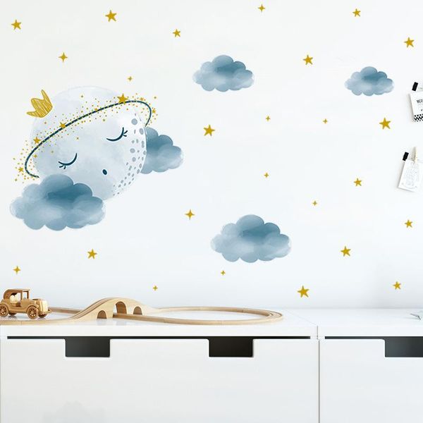 wall stickers decor crown moon cloud sticker for kids room boys bedroom children nursery decoration party
wall stickers decor crown moon cloud sticker for kids room boys bedroom children nursery decoration party