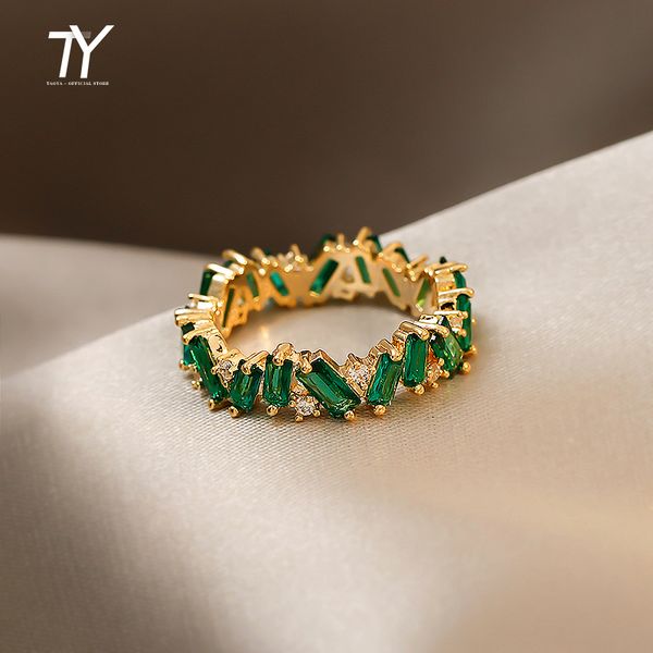 luxury green crystal irregular gold rings for woman 2021 neo gothic jewelry high level set accessories for korean fashion girls, Silver
luxury green crystal irregular gold rings for woman 2021 neo gothic jewelry high level set accessories for korean fashion girls, Silver