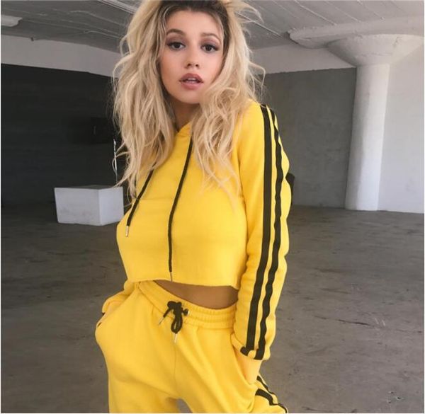 spring autumn 2pcs women ladies tracksuit crop hoodies sweatshirt pants sets leisure wear casual suit and women's tracksuits, Gray
spring autumn 2pcs women ladies tracksuit crop hoodies sweatshirt pants sets leisure wear casual suit and women's tracksuits, Gray