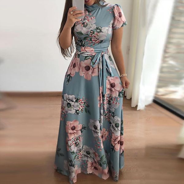 floral print long plus size womens dress summer casual o neck short sleeve bohemia elegant ladies maxi vestidos, Black;gray
floral print long plus size womens dress summer casual o neck short sleeve bohemia elegant ladies maxi vestidos, Black;gray
