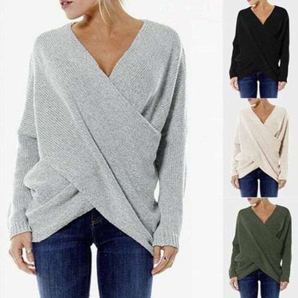 women's sweaters autumn winter women pullover female drop-shoulder cross wrap sweater thread slim thickening, White;black
women's sweaters autumn winter women pullover female drop-shoulder cross wrap sweater thread slim thickening, White;black