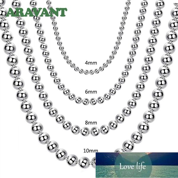 925 silver 4mm/6mm/8mm/10mm bead chain necklace for men women fashion jewelry factory price expert design quality latest style original stat
925 silver 4mm/6mm/8mm/10mm bead chain necklace for men women fashion jewelry factory price expert design quality latest style original stat