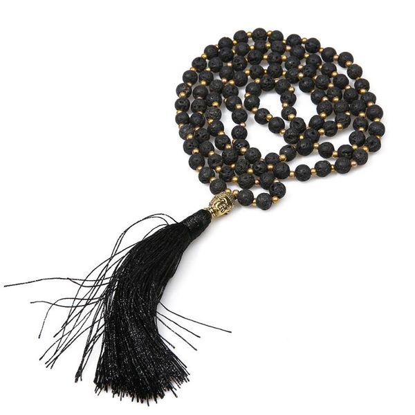 classic long tassel women black volcanic stone chakra necklaces & buddha head pendants 108 mala rosary yoga blessing jewelry pendant, Silver
classic long tassel women black volcanic stone chakra necklaces & buddha head pendants 108 mala rosary yoga blessing jewelry pendant, Silver