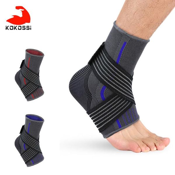 ankle support kokossi1 pcs compression straps avoid sports injuries football running basketball fitness protection, Blue;black
ankle support kokossi1 pcs compression straps avoid sports injuries football running basketball fitness protection, Blue;black