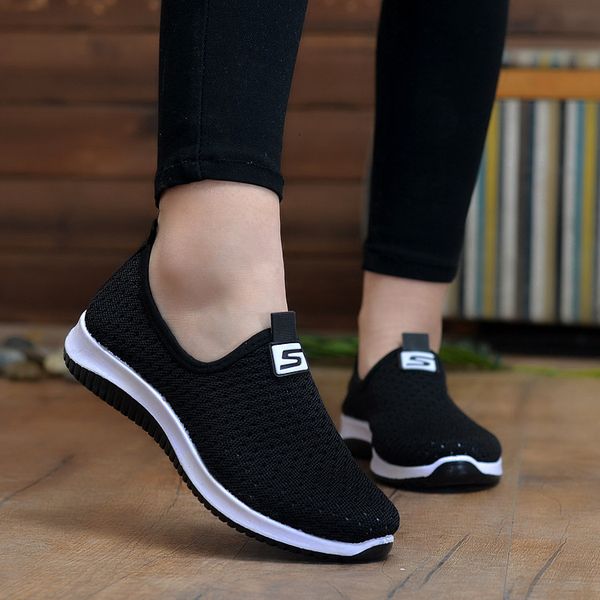 shoe resounded air mesh tennis spring summer slide on platform knitting flats soft shoes walk woman fg56 hnx4, Black
shoe resounded air mesh tennis spring summer slide on platform knitting flats soft shoes walk woman fg56 hnx4, Black