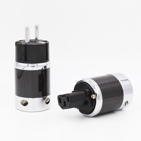 smart power plugs unprinted carbon fiber rhodium plated schuko plug connector iec female
smart power plugs unprinted carbon fiber rhodium plated schuko plug connector iec female