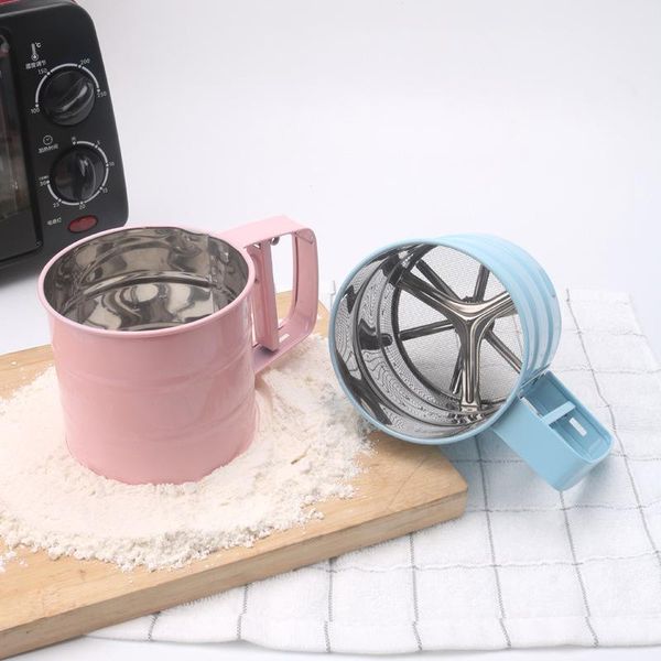 stainless steel icing sugar shaker handheld sifter flour mesh filter cup strainer home bakery baking tools sieve powder & pastry
stainless steel icing sugar shaker handheld sifter flour mesh filter cup strainer home bakery baking tools sieve powder & pastry