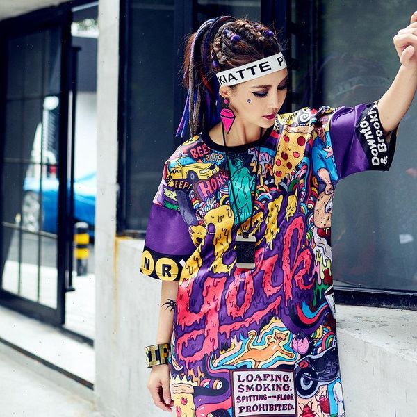 hip hop long mesh breathable women t shirt plus size loose york letter printed pullovers short sleeve tee dress streetwear, White
hip hop long mesh breathable women t shirt plus size loose york letter printed pullovers short sleeve tee dress streetwear, White