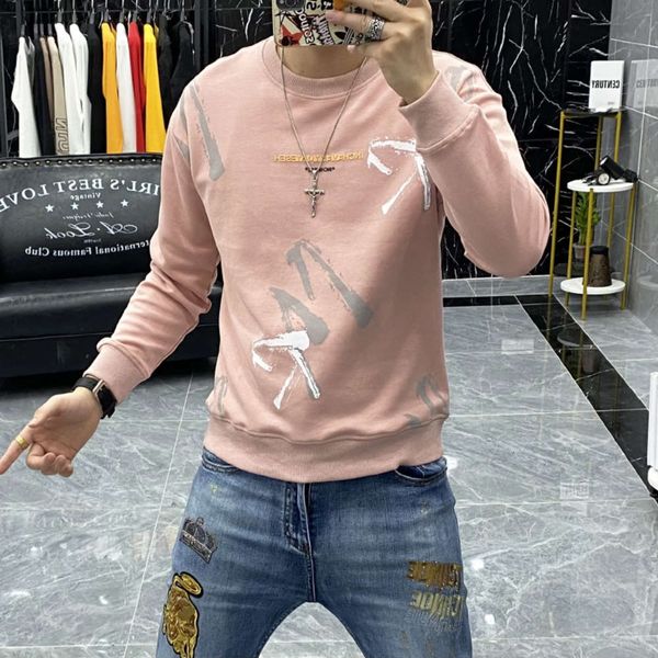 men's sweater trend fashion casual round neck long sleeve t-shirt bottoming shirt autumn and winter korean slim top, Black
men's sweater trend fashion casual round neck long sleeve t-shirt bottoming shirt autumn and winter korean slim top, Black