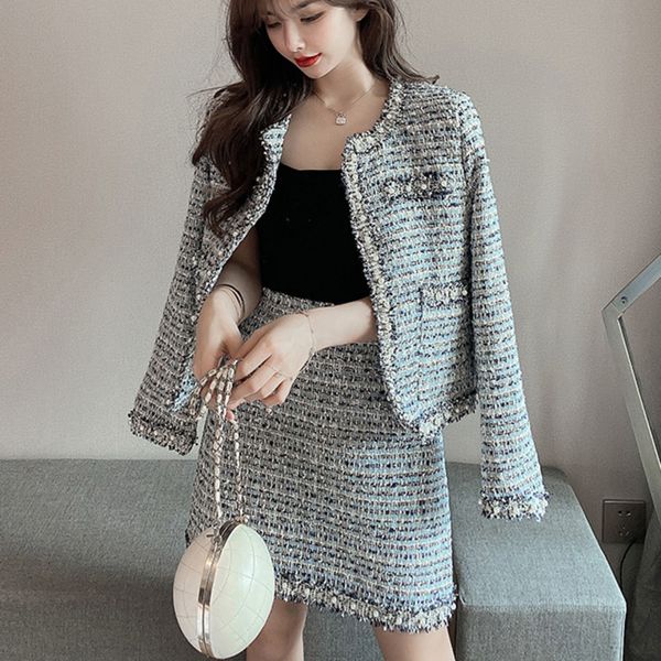 skirt autumn winter vintage tweed women fashion fringe beading woolen jacket coat mini set two piece outfits 7p79, Black
skirt autumn winter vintage tweed women fashion fringe beading woolen jacket coat mini set two piece outfits 7p79, Black