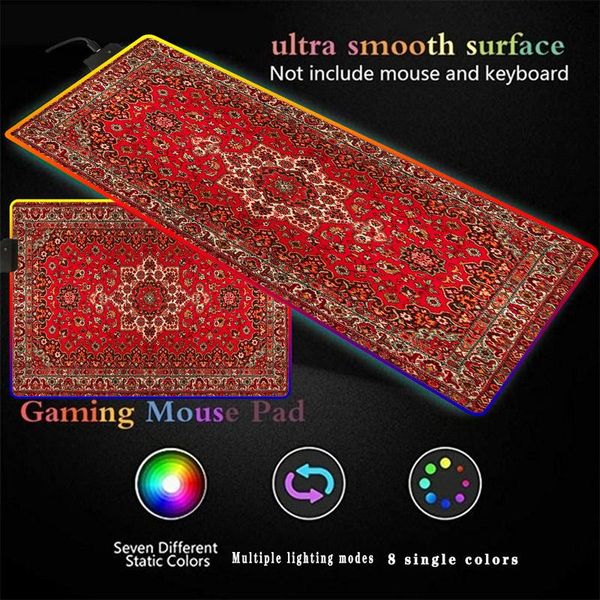 mouse pads & wrist rests mairuige printing persian carpet classic pattern game rgb large size pad led backlight keyboard for pc notebook
mouse pads & wrist rests mairuige printing persian carpet classic pattern game rgb large size pad led backlight keyboard for pc notebook