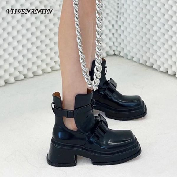 dress shoes bowknot boots women's spring and summer dark black girly square toe thick heel retro hollow sandals
dress shoes bowknot boots women's spring and summer dark black girly square toe thick heel retro hollow sandals
