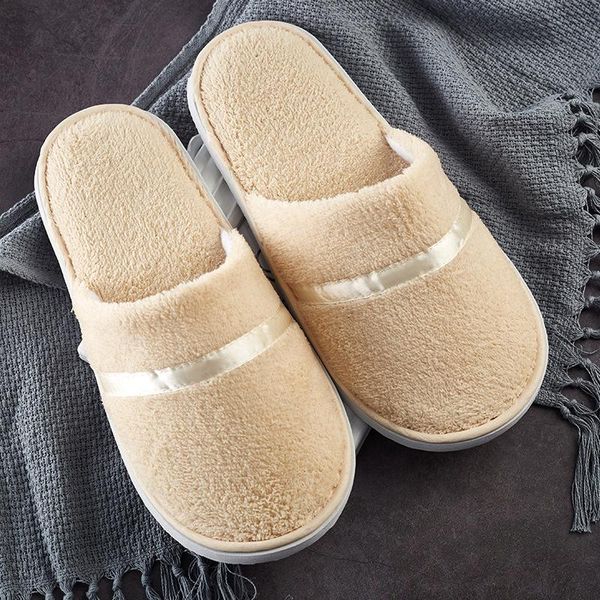 slippers 1pair simple el travel spa disposable winter soft plush home guest indoor shoes slipper, Black
slippers 1pair simple el travel spa disposable winter soft plush home guest indoor shoes slipper, Black