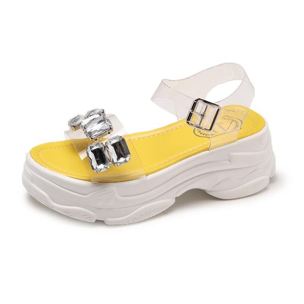 sandalias mujer women fashion summer sandals ladies increase pvc transparent flat platform shoes drop ship, Black
sandalias mujer women fashion summer sandals ladies increase pvc transparent flat platform shoes drop ship, Black