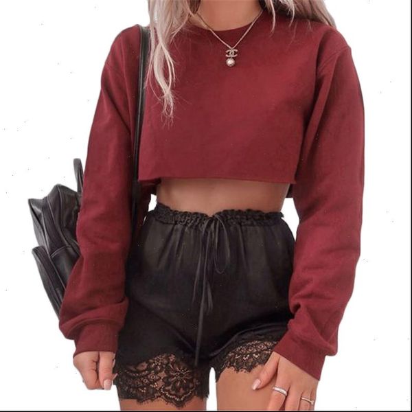 autumn spring womens hoodies basic crop solid short pullover ladies women long sleeve crew collar casual streetwear clothes, Black
autumn spring womens hoodies basic crop solid short pullover ladies women long sleeve crew collar casual streetwear clothes, Black