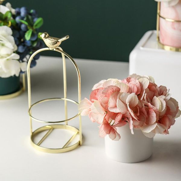 vases plant flower planter ceramic w/gold bird handle home garden pot office decor 
vases plant flower planter ceramic w/gold bird handle home garden pot office decor