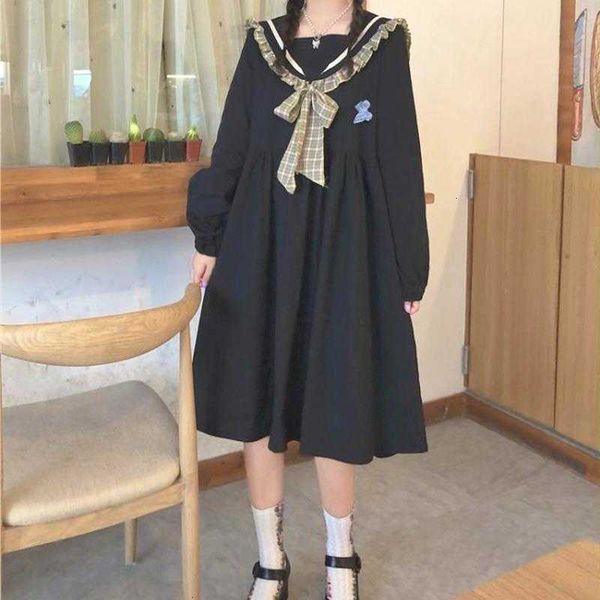 casual dresses japanese style lolita elegant sweet goth female high street parchwork korean kawaii party women njvh, Black;gray
casual dresses japanese style lolita elegant sweet goth female high street parchwork korean kawaii party women njvh, Black;gray