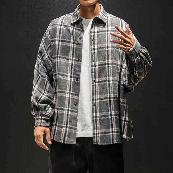 men's casual shirts modis mens plaid flannel hip hop men long sleeve streetwear coat loose clothes 5xl plus size hombre cloth, White;black
men's casual shirts modis mens plaid flannel hip hop men long sleeve streetwear coat loose clothes 5xl plus size hombre cloth, White;black