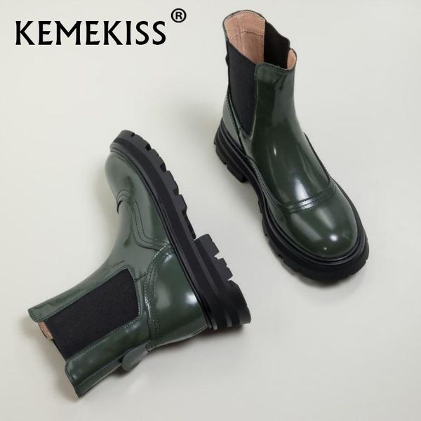 boots kemekiss size 33-43 women ankle real leather mix color winter autumn shoes fashion cool short footwear, Black
boots kemekiss size 33-43 women ankle real leather mix color winter autumn shoes fashion cool short footwear, Black