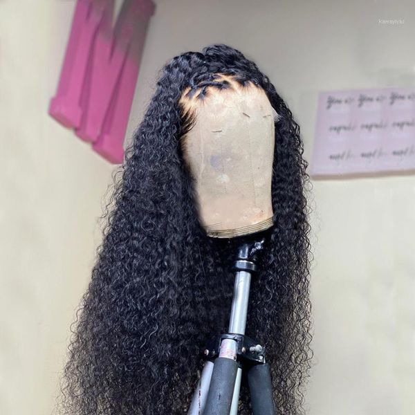 black 180% density preplucked 24inch remy brazilian kinky curly 13x6 t part lace front human hair wig for women with babyhair wigs1, Black;brown
black 180% density preplucked 24inch remy brazilian kinky curly 13x6 t part lace front human hair wig for women with babyhair wigs1, Black;brown