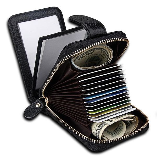 card holders fashion women holder genuine leather id case wallet purse female, Brown;gray
card holders fashion women holder genuine leather id case wallet purse female, Brown;gray