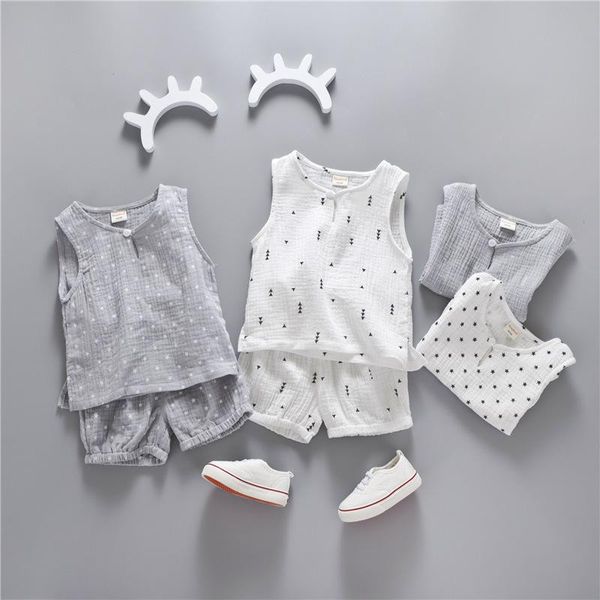 fashion baby boys clothes summer kids sets cotton sleeveless +shorts 2 pcs children clothing 1-4 years, White
fashion baby boys clothes summer kids sets cotton sleeveless +shorts 2 pcs children clothing 1-4 years, White