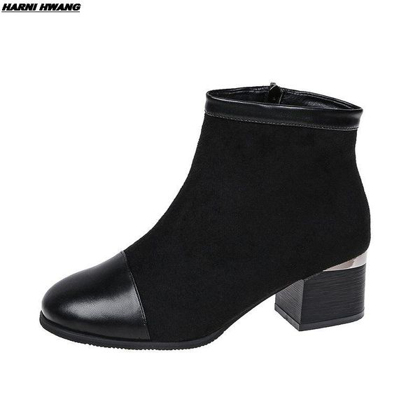 boots fashion spring ankle elastic sock chunky high heels stretch women autumn booties pointed toe pump size 36-43, Black
boots fashion spring ankle elastic sock chunky high heels stretch women autumn booties pointed toe pump size 36-43, Black