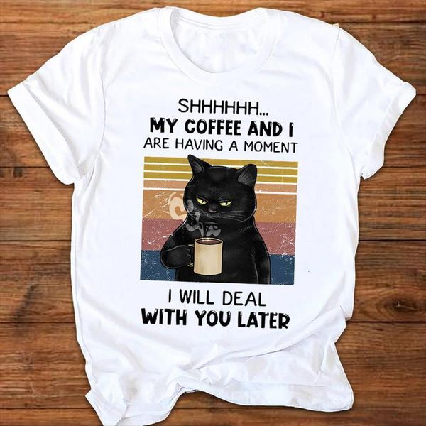 graphic cat cartoon animal women t shirts funny letters printing 90s style print clothes lady tees female shirt womens, White
graphic cat cartoon animal women t shirts funny letters printing 90s style print clothes lady tees female shirt womens, White