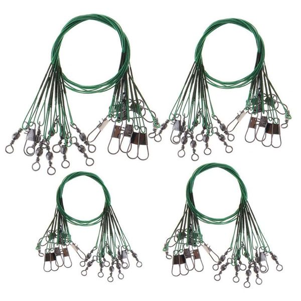 braid line 40pcs stainless steel anti-bite fishing lead swivel rope wire with b-type pin and 8-letter ring for ocean / river
braid line 40pcs stainless steel anti-bite fishing lead swivel rope wire with b-type pin and 8-letter ring for ocean / river