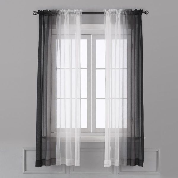curtain & drapes ombre sheer curtains - faux linen gradient semi voile rod pocket bedroom and living room curtains, set of 2 window
curtain & drapes ombre sheer curtains - faux linen gradient semi voile rod pocket bedroom and living room curtains, set of 2 window