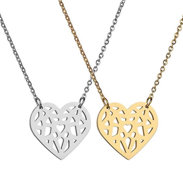 fashion gold silver color hollow out heart stainless steel necklaces & pendants choker necklace chain jewelry accessories pendant
fashion gold silver color hollow out heart stainless steel necklaces & pendants choker necklace chain jewelry accessories pendant