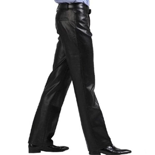 men's pants leather korean version of self-cultivation warm pu trousers casual straight plus velvet, Black
men's pants leather korean version of self-cultivation warm pu trousers casual straight plus velvet, Black