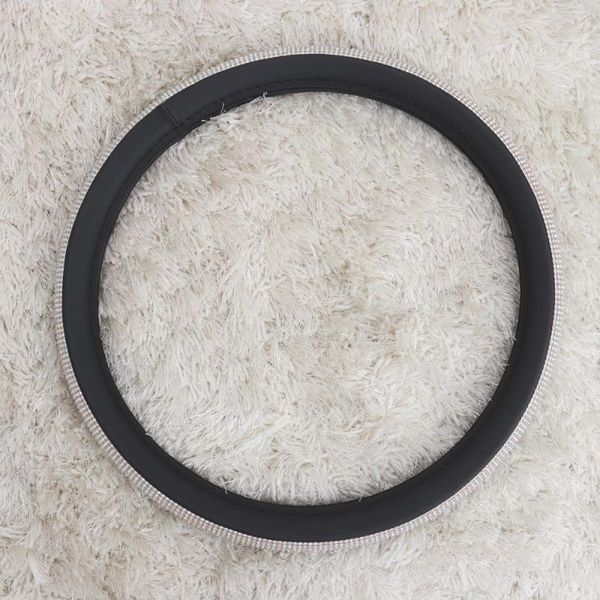 steering wheel covers fashionable rhinestone car cover anti-slip sleeve protector (black leather + white diamond)
steering wheel covers fashionable rhinestone car cover anti-slip sleeve protector (black leather + white diamond)