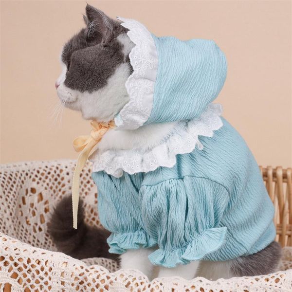 kitten puppy clothes summer thin anti-lint ragdoll kittens cute pet dog cat pure color comfort pastoral style hat costumes
kitten puppy clothes summer thin anti-lint ragdoll kittens cute pet dog cat pure color comfort pastoral style hat costumes