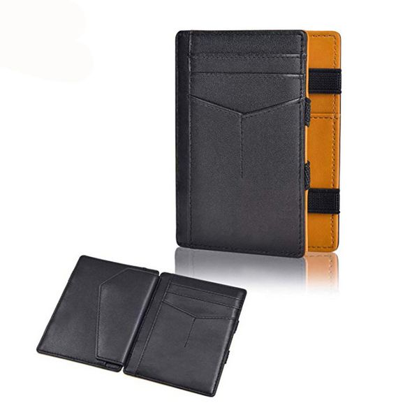 the wallet men's carbon fiber ultra thin magic wallet leather rfid wallet multi function card bag, Black
the wallet men's carbon fiber ultra thin magic wallet leather rfid wallet multi function card bag, Black