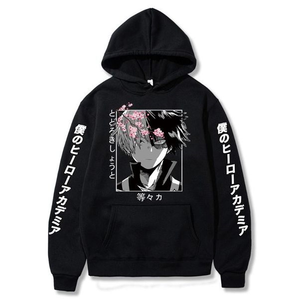 men's hoodies & sweatshirts my hero academia printed hoodie so todoroki streetswear pullover harajuku, Black
men's hoodies & sweatshirts my hero academia printed hoodie so todoroki streetswear pullover harajuku, Black