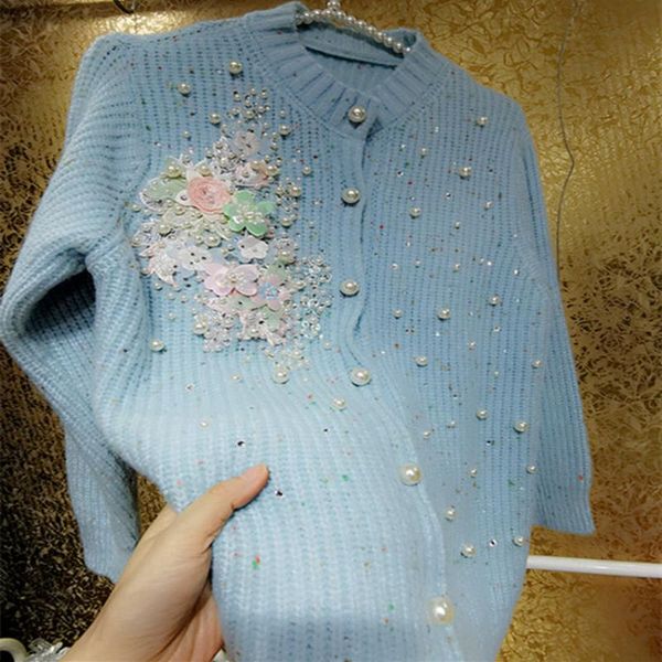 women's sweaters shiny rhinestones luxury heavy industry beaded sewater women colored flowers all-match cardigan special, White;black
women's sweaters shiny rhinestones luxury heavy industry beaded sewater women colored flowers all-match cardigan special, White;black