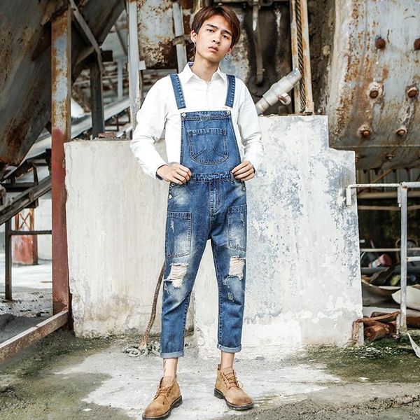 jeans men 2021 spring and summer one-piece suspenders men's japanese retro hole nine pants korean bib size s-5xl, Blue
jeans men 2021 spring and summer one-piece suspenders men's japanese retro hole nine pants korean bib size s-5xl, Blue