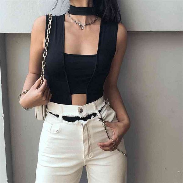 fashion hollow women's jumpsuit round neck black slim fit all-match thin rompers summer 210715, Black;white
fashion hollow women's jumpsuit round neck black slim fit all-match thin rompers summer 210715, Black;white
