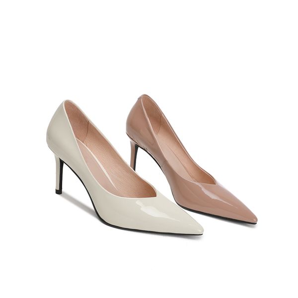 2021 spring and summer fashion pointed thin commuting daily temperament high heels guangzhou high-end leather women's sho, Black
2021 spring and summer fashion pointed thin commuting daily temperament high heels guangzhou high-end leather women's sho, Black