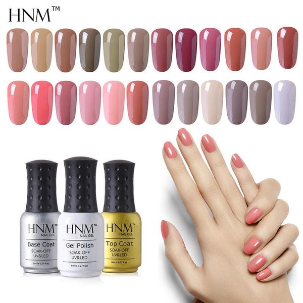 nail gel hnm nude colors polish semi permanent enamel hybrid varnish uv soak off 8ml no wipe coat base, Red;pink
nail gel hnm nude colors polish semi permanent enamel hybrid varnish uv soak off 8ml no wipe coat base, Red;pink