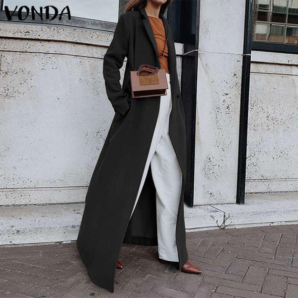 women's jackets winter long lapel coats fashion warm black outwear casual sleeve female solid overcoats, Black;brown
women's jackets winter long lapel coats fashion warm black outwear casual sleeve female solid overcoats, Black;brown