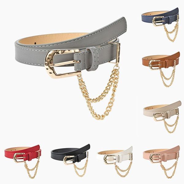 jeans waistbands chain decorative waist belt women inlaid alloy pin buckle faux leather solid color belts, Black;brown
jeans waistbands chain decorative waist belt women inlaid alloy pin buckle faux leather solid color belts, Black;brown